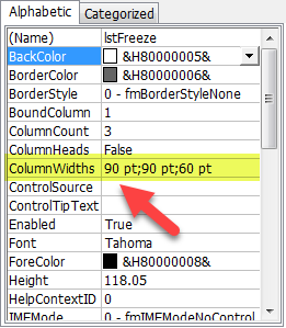 ListBoxCols